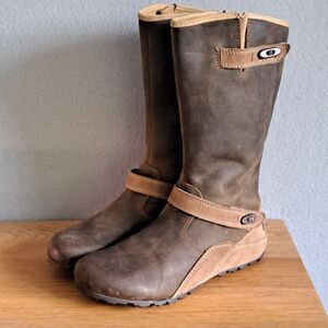 Merrell Women’s 6 36 Haven Autumn Otter Brown Leather Waterproof Mid-Calf Boots